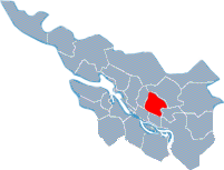 Stadtteilkarte von Schwachhausen; Link zur Stadtteilauswahl