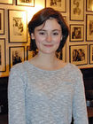 Schauspielerin Lea van Acken in der GONDEL