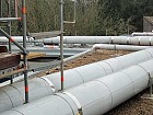 Lftungsrohre auf dem Dach