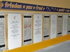 Mosaiken & Texte im Friedenstunnel